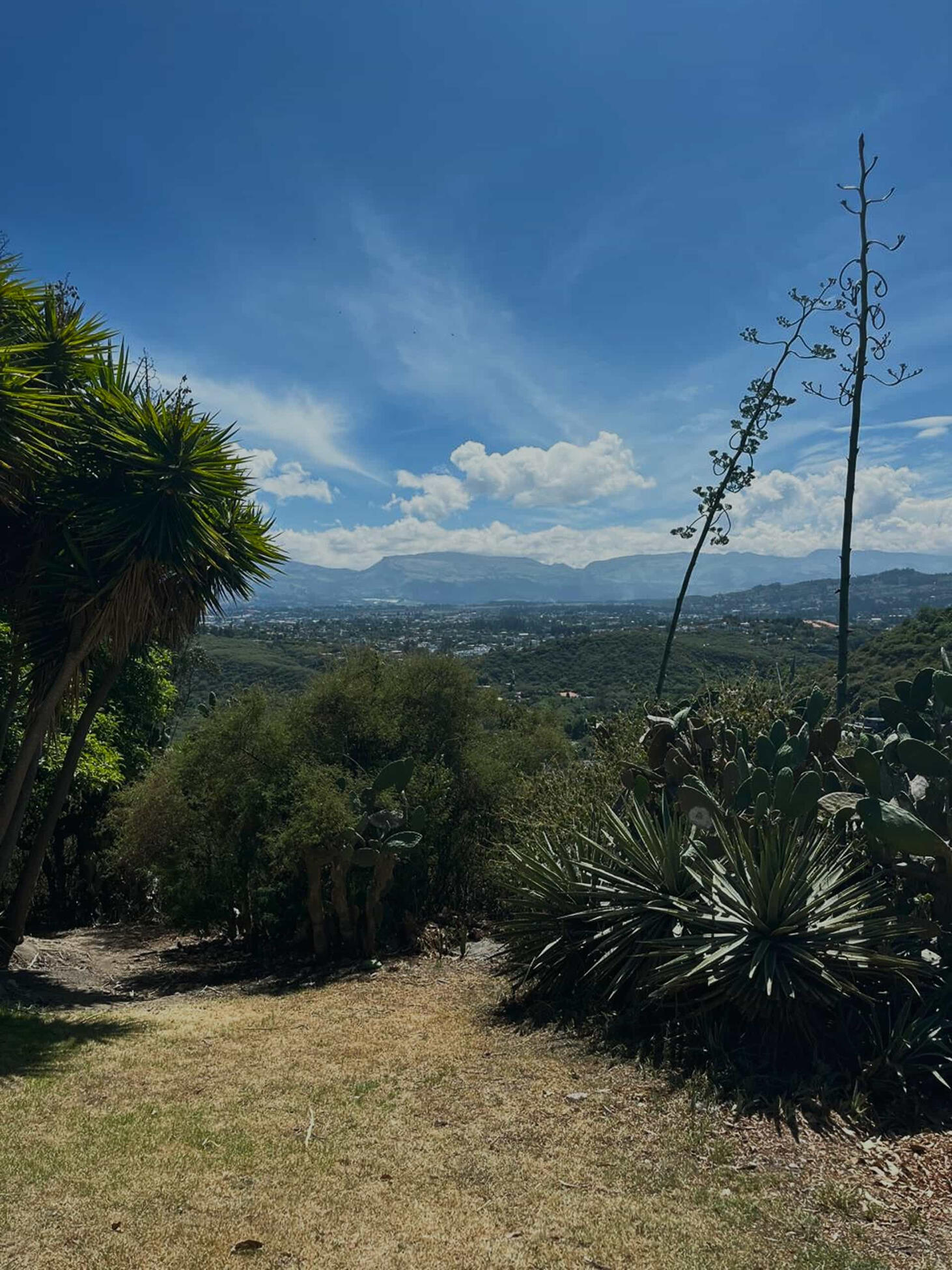 Cumbayá Tal Blick über das Cumbayá Tal